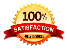 100% satisfaction label